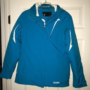 Spider ski coat blue